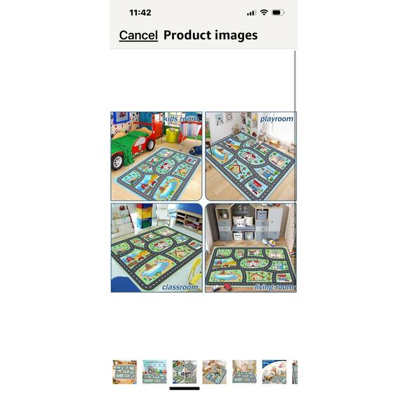 Kids' Play Rug - City - Picture 3 of 7